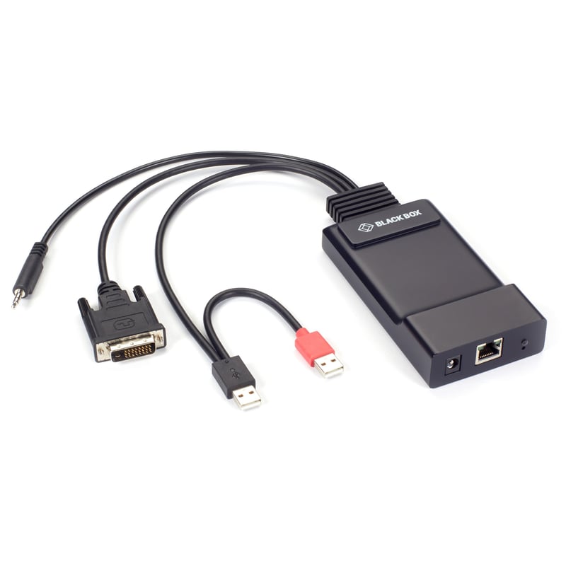 Black Box Emerald ZeroU EMD200DV-T KVM Extender - Thumbnail 1