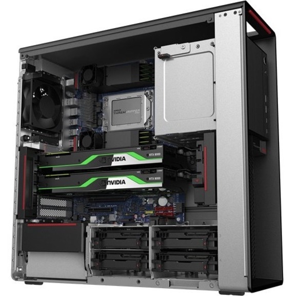 Lenovo ThinkStation P620 30E000PUUS Workstation - 1 Ryzen Threadripper PRO 5965WX - 128 GB - 4 TB SSD - Tower - Thumbnail 5