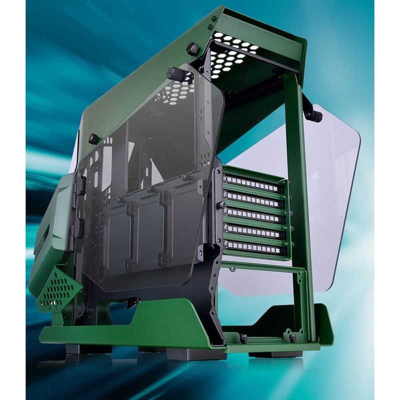 Thermaltake AH T200 Racing Green Micro Chassis - Thumbnail 5