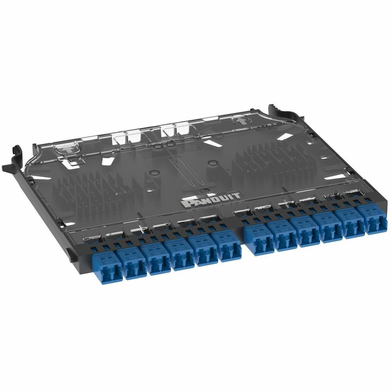 Panduit HD Flex LC FAP Cass 12-port Duplex LC OS2 Adapters (LC Pigtails not inC.) - Thumbnail 1