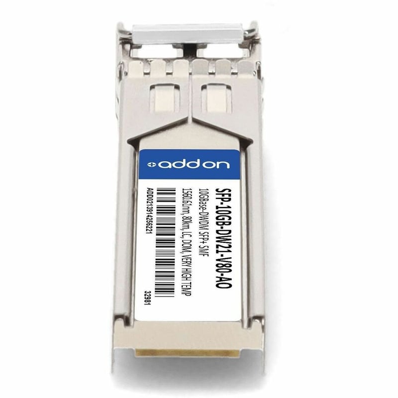 AddOn MSA and TAA 10GBase-DWDM SFP+ Transceiver C-Band 100GHz (SMF, 1560.61nm, 80km, LC, DOM, -40 to 95C) - Thumbnail 4