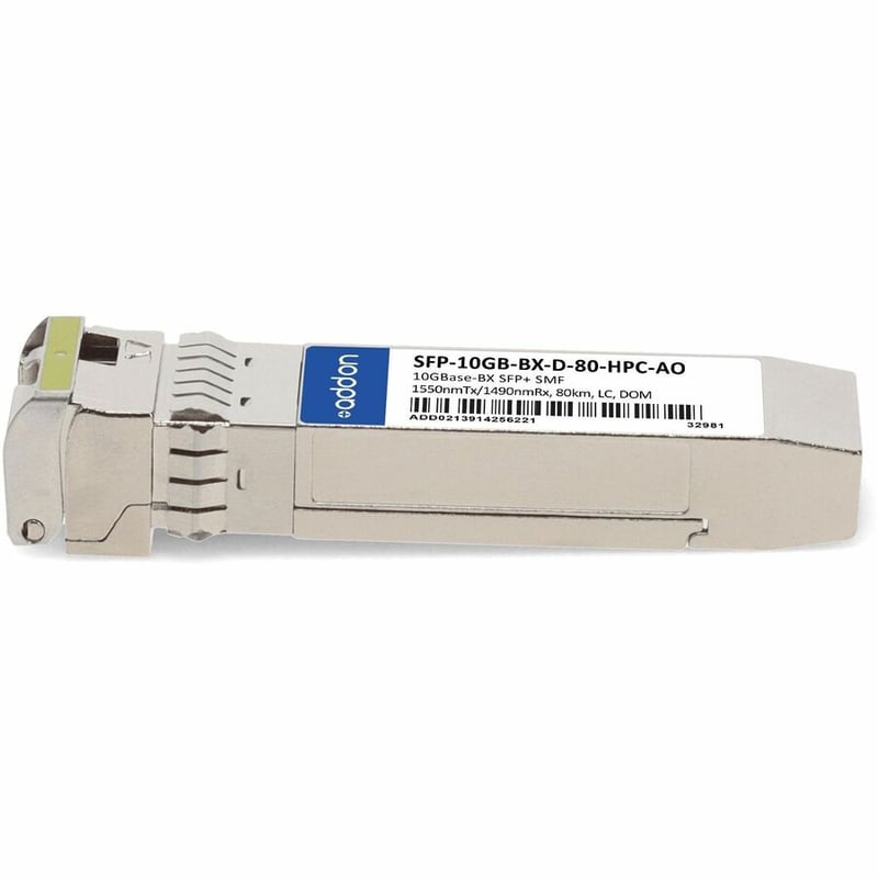 HP COMP SMF SFP+ XCVR 80KM TAA 10G-BX LC 1550NMTX/1490NMRX - Thumbnail 2