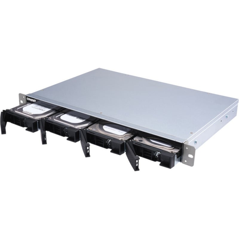 QNAP TL-R400S Drive Enclosure SATA/600 - Mini-SAS Host Interface - 1U Rack-mountable - Thumbnail 4