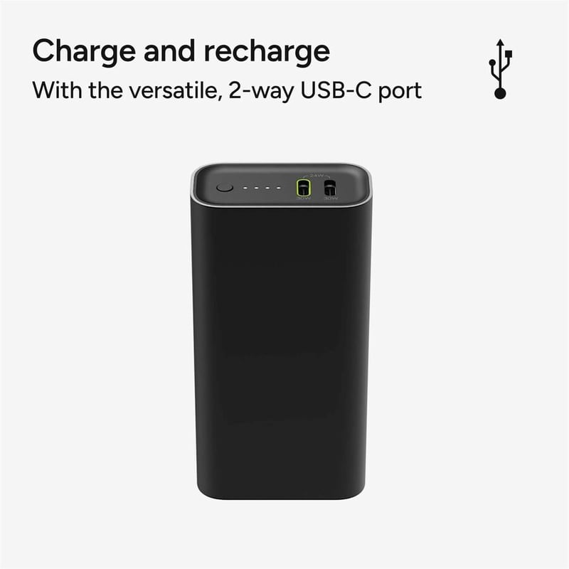 MOPHIE POWERSTATION MINI-10K PORTABLE POWER BANK-10K-BLK - Thumbnail 3