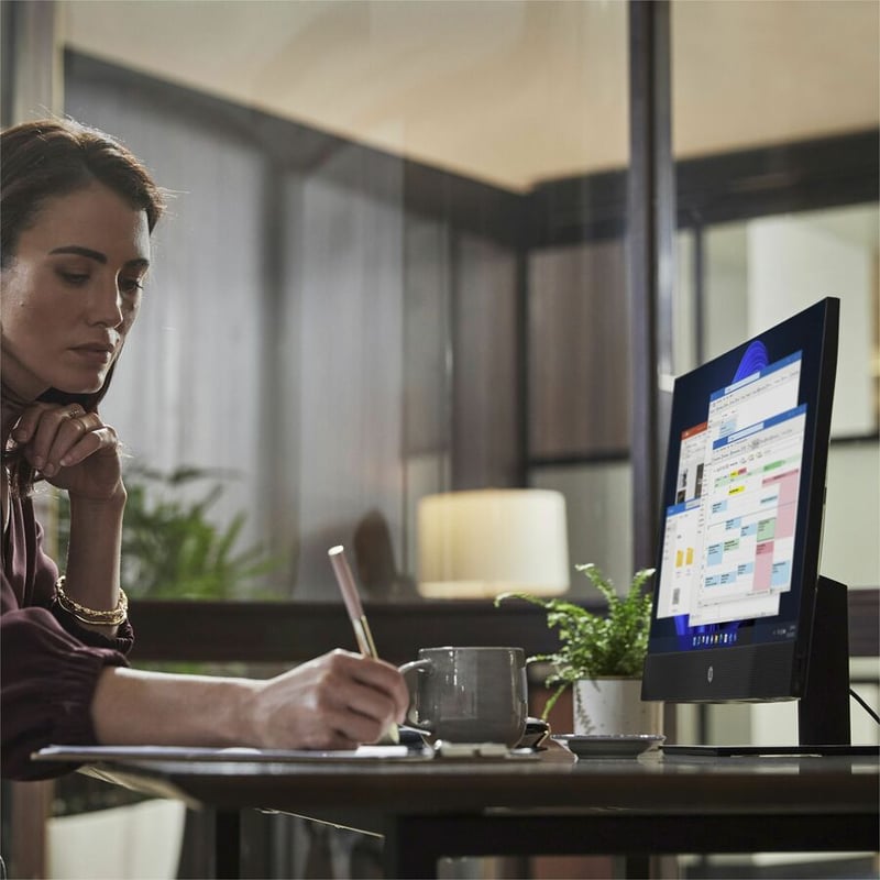 HP ProOne 440 G9 All-in-One Computer - Intel Core i5 12th Gen i5-12500 - 8 GB - 256 GB SSD - 23.8" Full HD - Desktop - Thumbnail 3