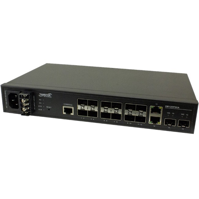 Transition Networks Managed Gigabit Ethernet Fiber Switch - Thumbnail 1