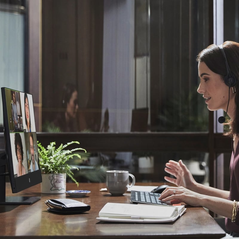 HP ProOne 440 All-in-One Computer - Intel Core i5 12th Gen i5-12500 - 16 GB - 256 GB SSD - 23.8" Full HD - Thumbnail 4