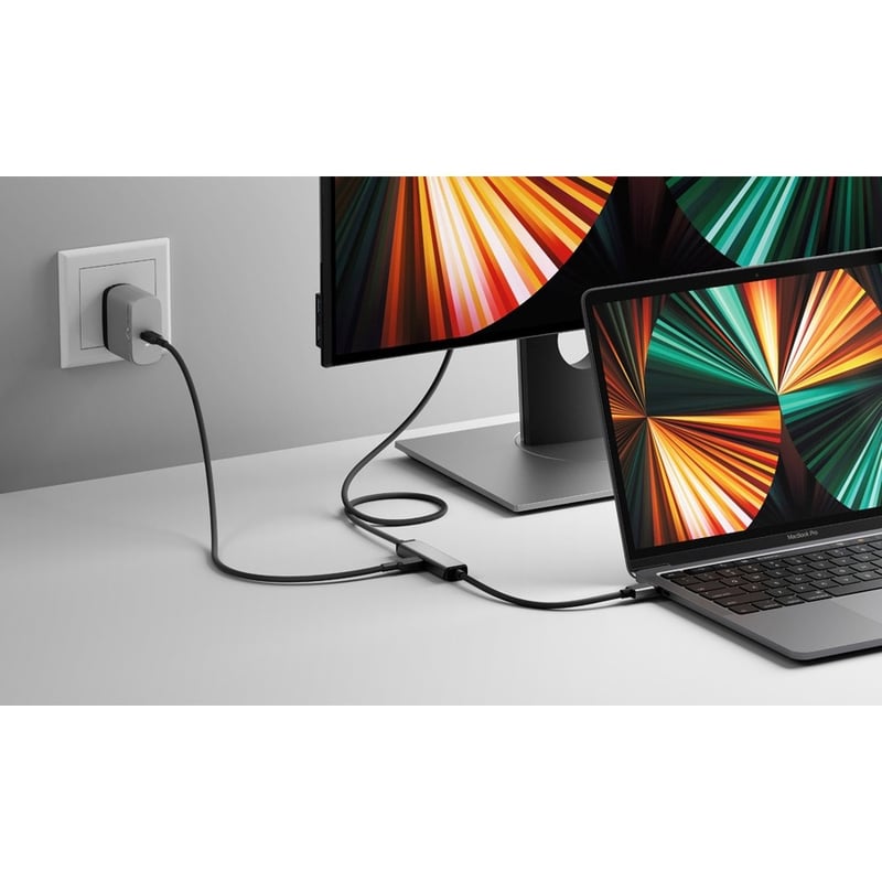 ALOGIC Ultra USB-C to HDMI with 100W PD Cable - Male to Male - 1m