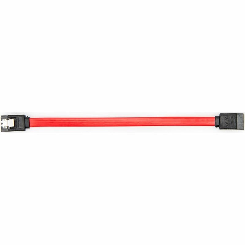 8IN LATCHING SATA CONNECTORS 7-PIN DATA RECEPTACLES - M/M - RED - Thumbnail 2