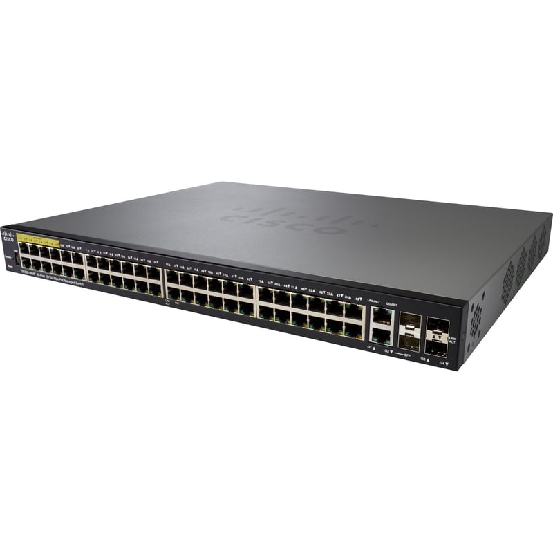 Cisco SF350-48MP 48-Port 10 100 PoE Managed Switch - Thumbnail 1