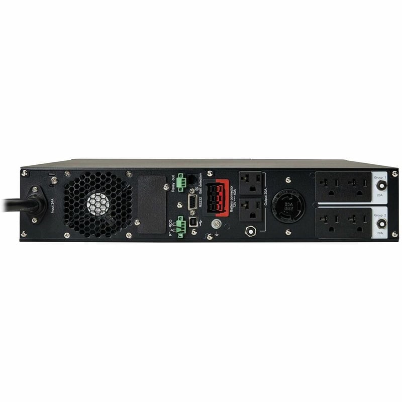 UPS SMART ONLINE 3000VA 2700W 120V 7 OUTLETS LCD USB DB9 2U TAA - Thumbnail 4