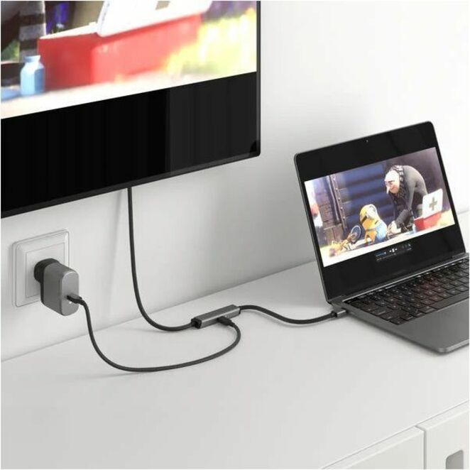 ALOGIC Ultra USB-C to HDMI with 100W PD Cable - Male to Male - 1m
