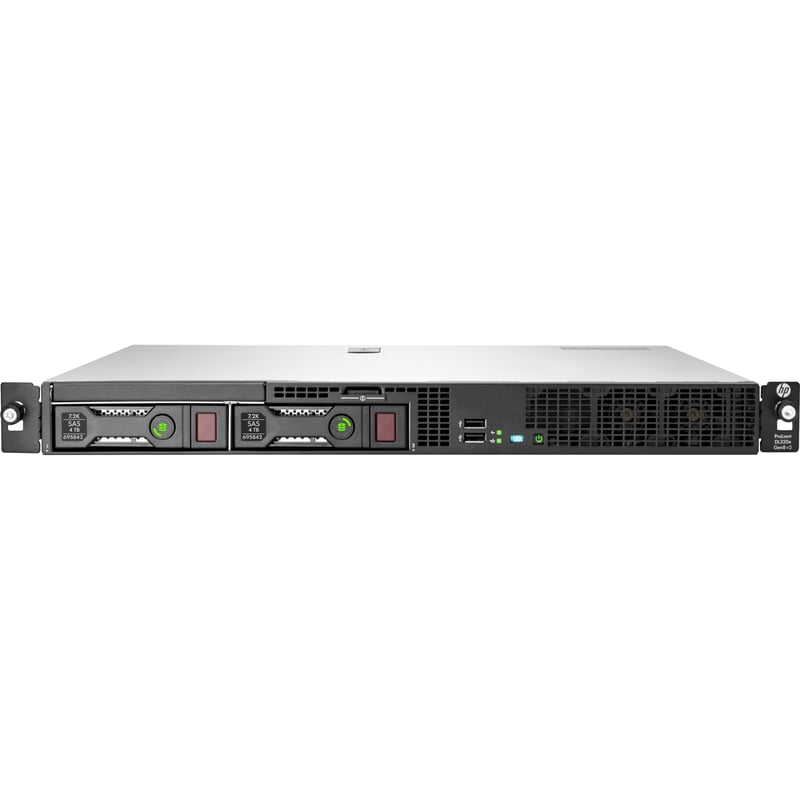 HPE ProLiant DL320e G8 1U Rack Server - 1 Xeon E3-1240V3 3.40 GHz - 8 GB RAM - 6Gb/s SAS Controller - Thumbnail 1