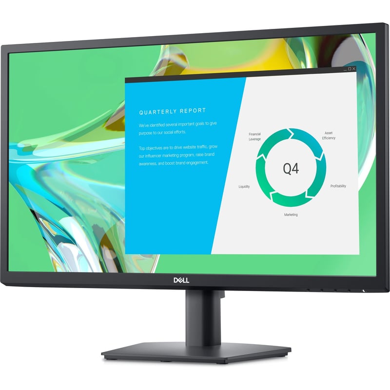Dell E2422HN 24" Class LCD Monitor - 16:9 - Black - Thumbnail 1