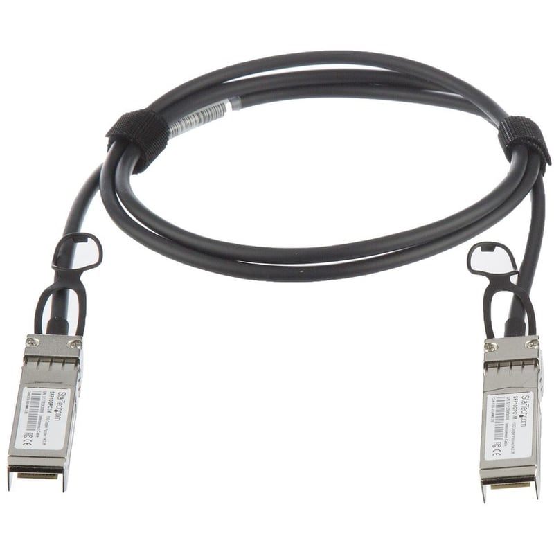 StarTech.com MSA Uncoded Compatible 1m 10G SFP+ to SFP+ Direct Attach Cable - 10 GbE SFP+ Copper DAC 10 Gbps Low Power Passive Twinax - Thumbnail 2