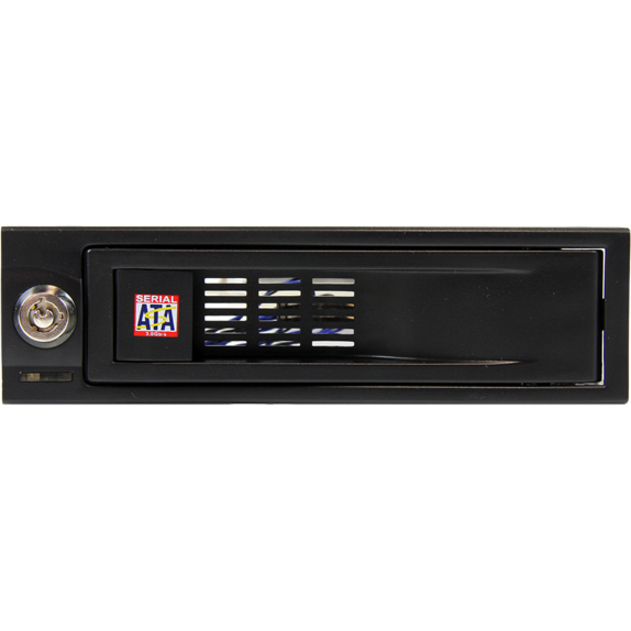 StarTech.com 5.25" Tray-Less SATA Hot-Swap Hard Drive Bay - Storage mobile rack - black - Thumbnail 2