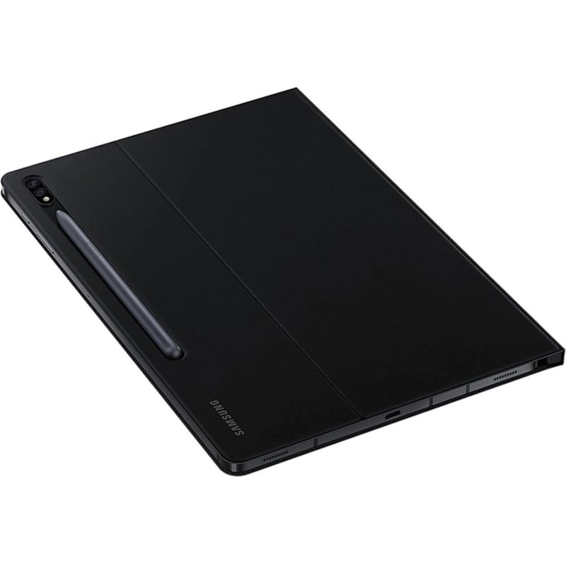 Samsung Book Cover Carrying Case (Book Fold) Samsung Galaxy Tab S7+, Galaxy Tab S7, Galaxy Tab S8 Tablet - Mystic Black - Thumbnail 5