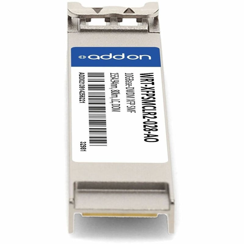 AddOn JDSU® WRT-XFPSMCLR2-028 Compatible TAA 10GBase-DWDM XFP Transceiver 100GHz (SMF, 1554.94nm, 80km, LC, DOM) - Thumbnail 4