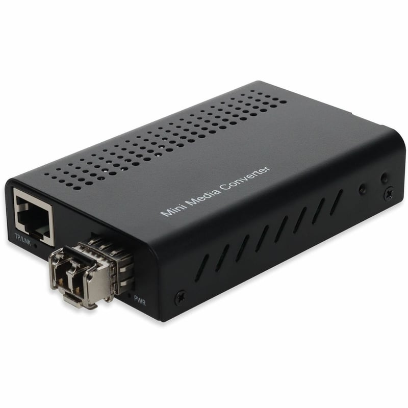 AddOn 10/100Base-TX(RJ-45) to 100Base-FX(LC) MMF 1310nm 2km Mini Media Converter - Thumbnail 1