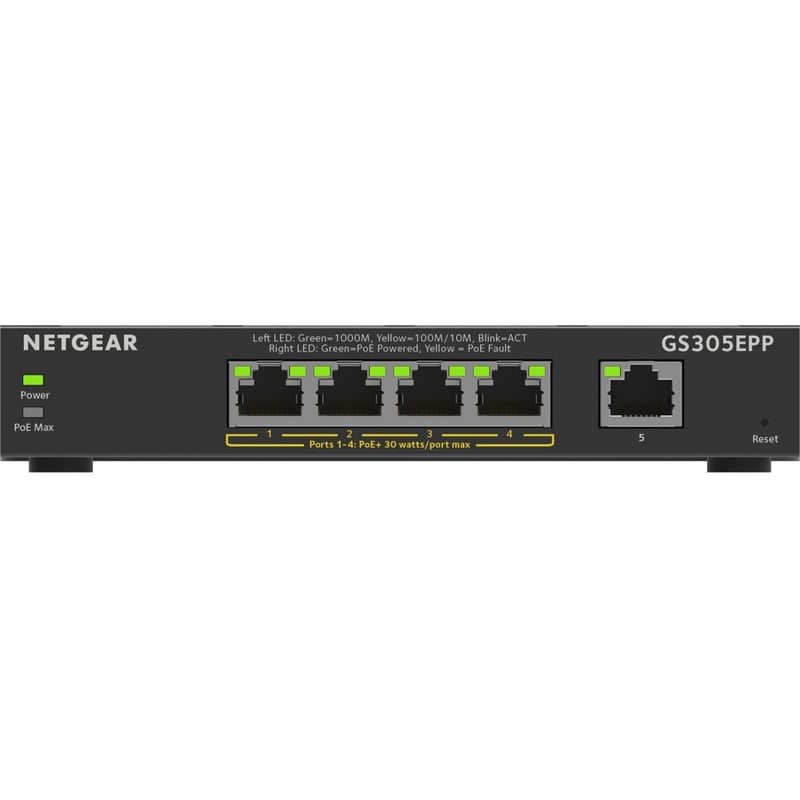 Netgear GS305EPP Ethernet Switch - Thumbnail 1