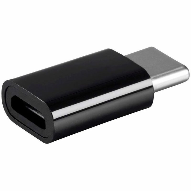 MONOPRICE USB-C MALE TO MICRO B FEMALE ADAPTER_ BLACK - Thumbnail 2