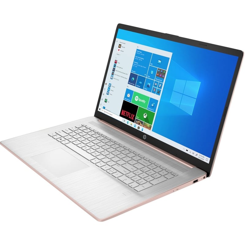 HP 17-cp0003ds 17.3" Touchscreen Notebook - HD+ - AMD Ryzen 3 5300U - 8 GB - 256 GB SSD - Pale Rose Gold - Thumbnail 2
