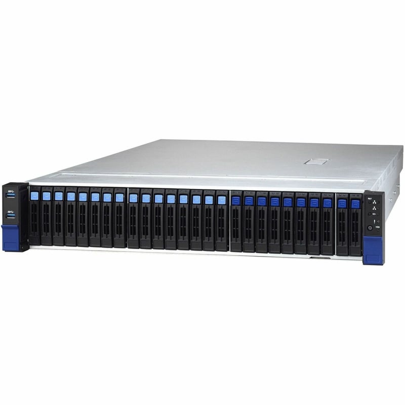 Mitac Transport SX TS65A-B8036 Barebone System - 2U Rack-mountable - Socket SP3 - 1 x Processor Support - Thumbnail 1