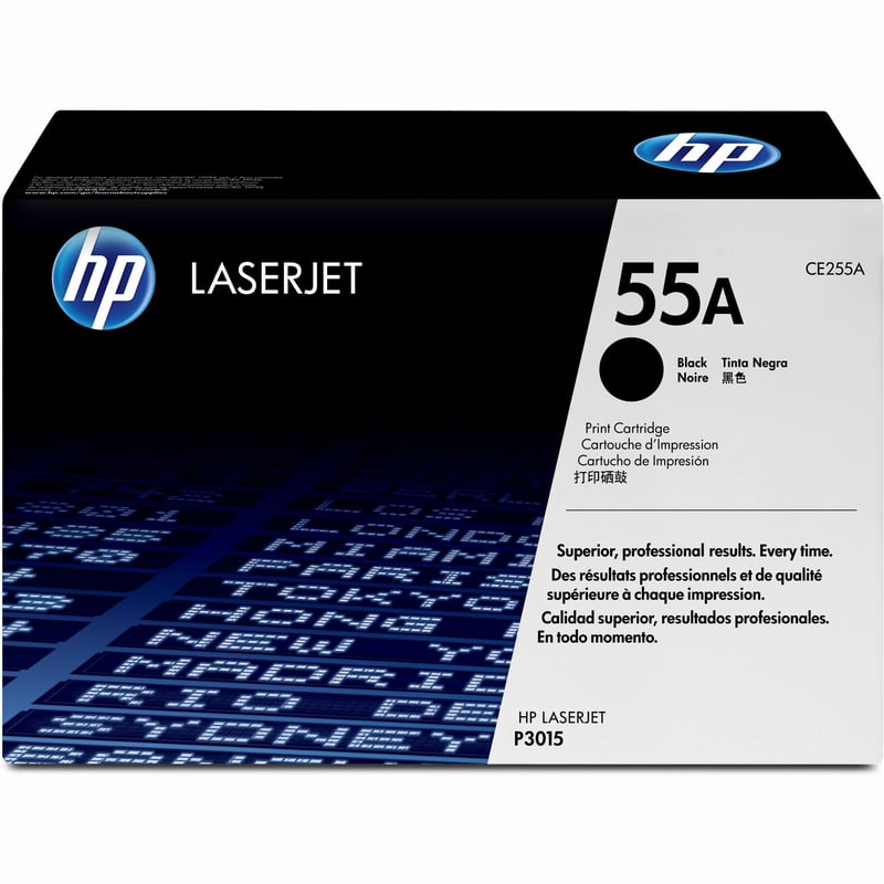 HP 55A Original Laser Toner Cartridge - Black - 1 Pack - Thumbnail 1
