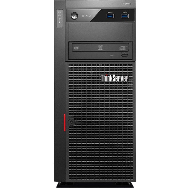 Lenovo ThinkServer TS440 70AQ000GUX Tower Server - 1 Xeon E3-1275 v3 3.50 GHz - 4 GB RAM - Serial ATA/600 Controller - Thumbnail 2