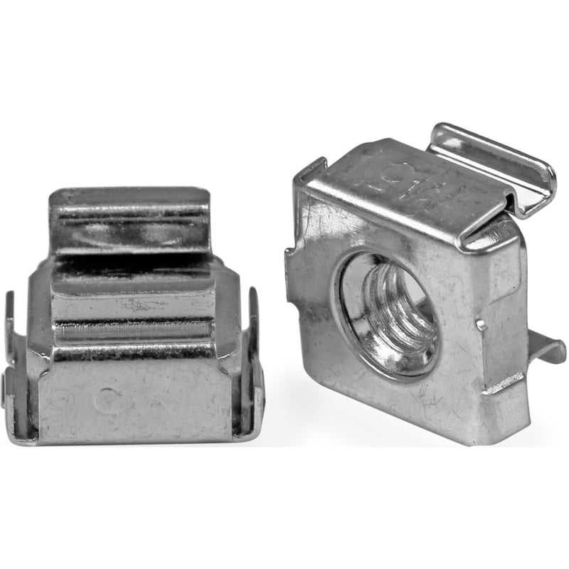 StarTech.com 50 Pack M5 Cage Nuts for Server Rack Cabinets - Thumbnail 1