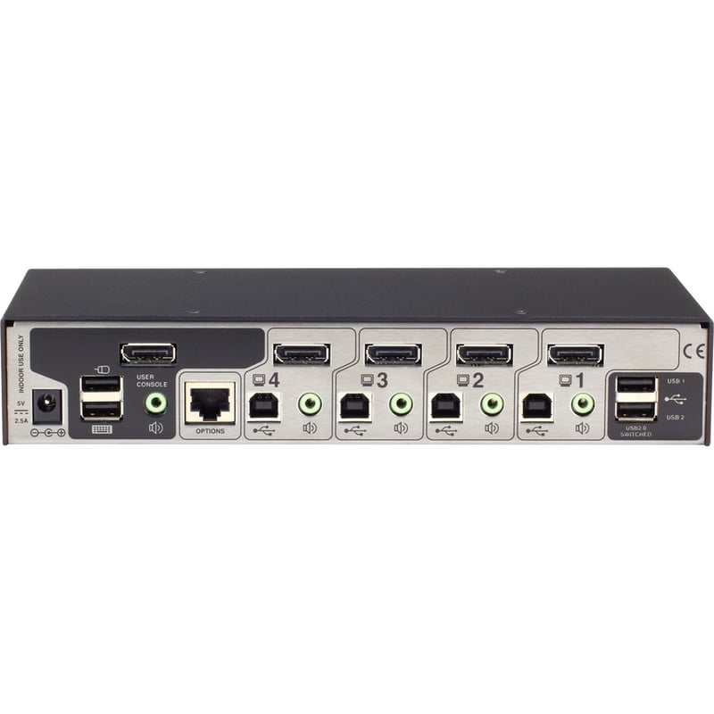 Black Box ServSwitch Wizard DP USB DisplayPort, 4-Port - Thumbnail 2
