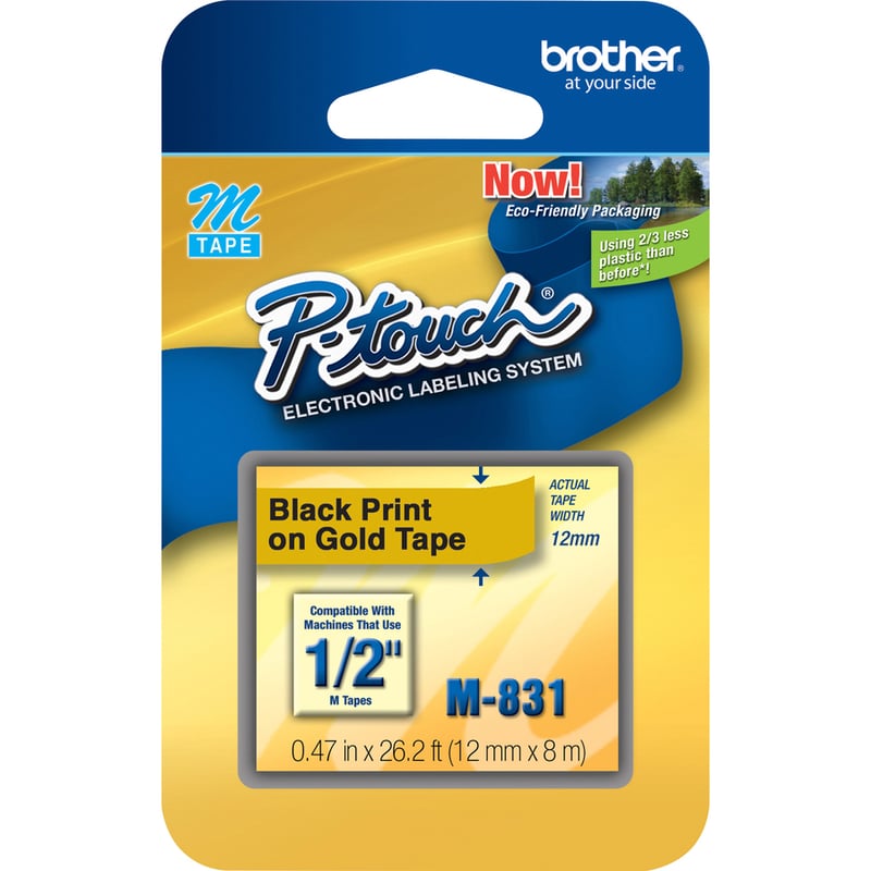 Brother P-touch Nonlaminated M Series Tape Cartridge - Thumbnail 2