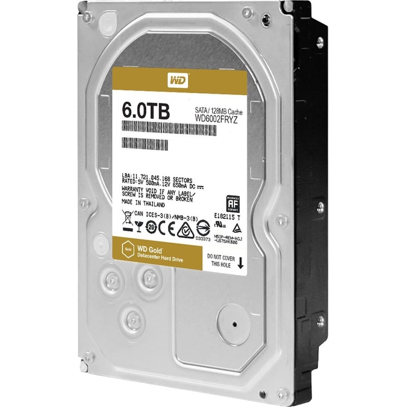 WD RE 6TB 7200RPM SATA-6GBPS 128MB BUFFER 3.5INCH INTERNAL HARD - Thumbnail 2