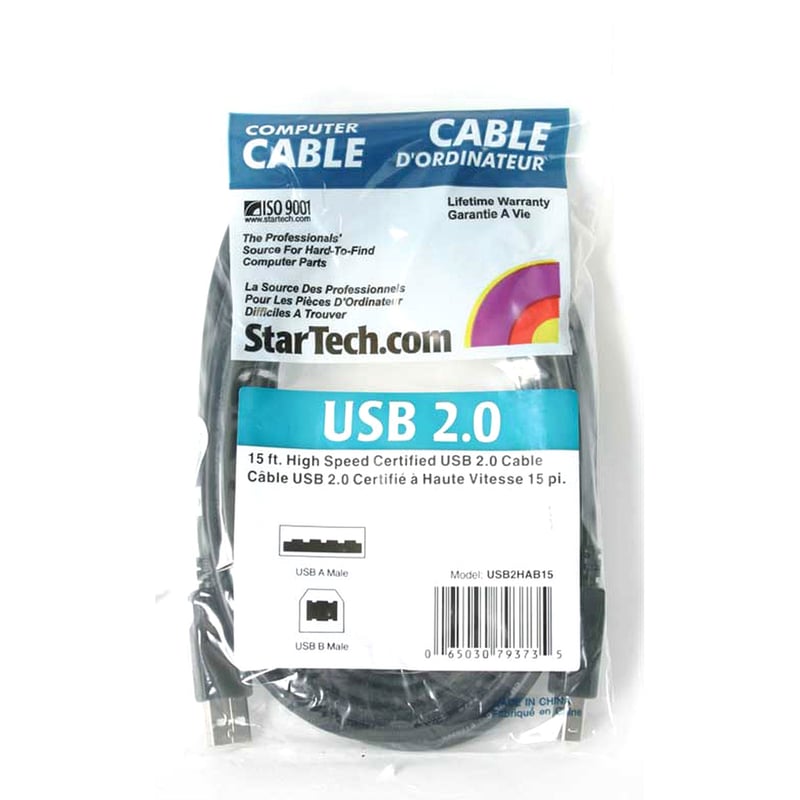 StarTech.com USB 2.0 A to B Cable - Thumbnail 4