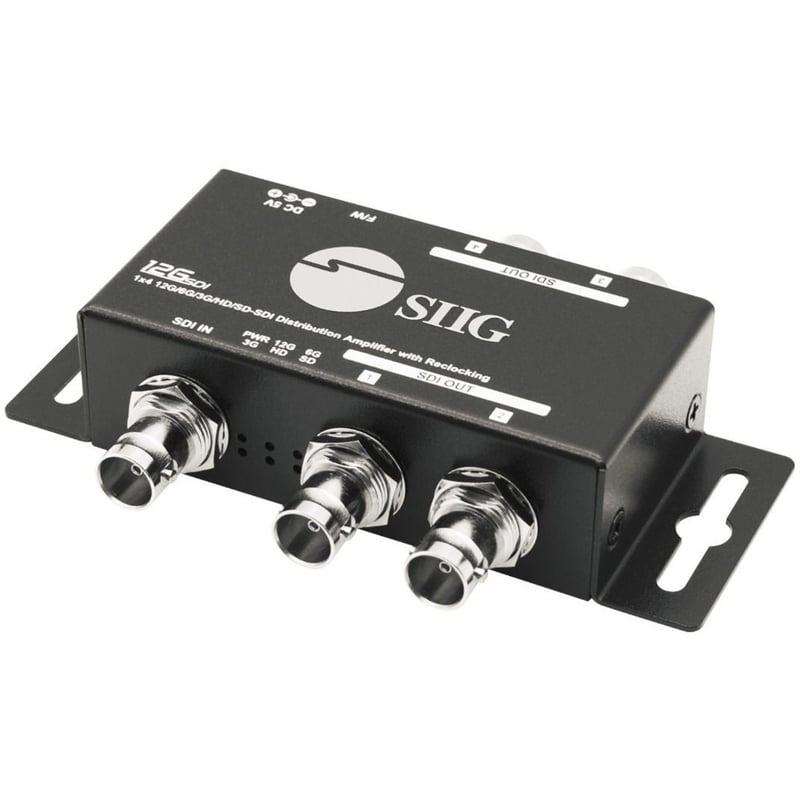 SIIG 1x4 12G SDI Distribution Amplifier - 70M - Thumbnail 1