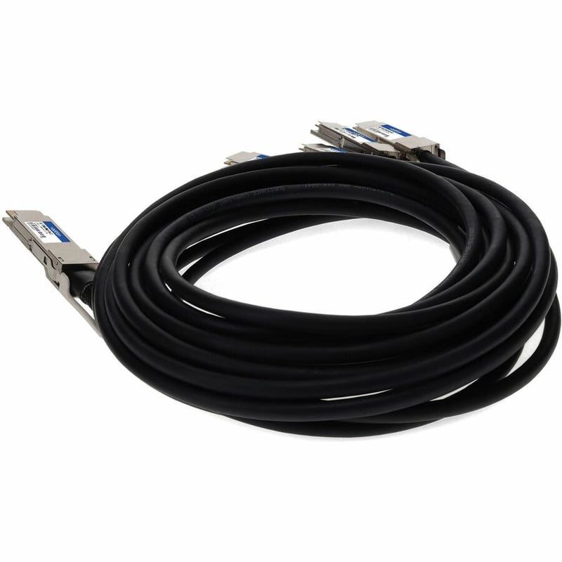 AddOn Mellanox® MCP7F60-W001R30 Compatible TAA Compliant 400GBase-CU QSFP-DD 400G to 4xQSFP56 100G PAM-4 Direct Attach Cable (Passive Twinax, 1m) - Thumbnail 3