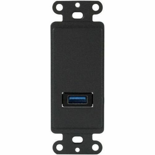 TechLogix Networx HDMI and USB Wallplate Insert for MOFO Fiber Technology, 1 Port, White - Thumbnail 1