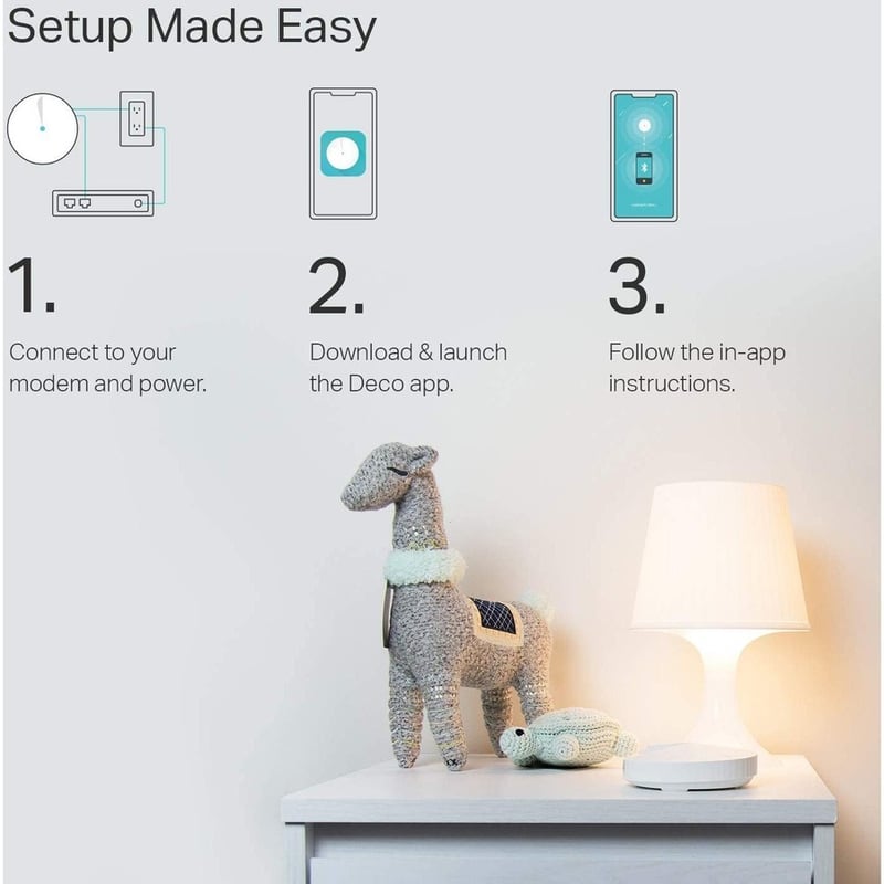 TP-Link Deco M5(1-pack) - AC1300 Whole Home Mesh Wi-Fi Unit - Thumbnail 3