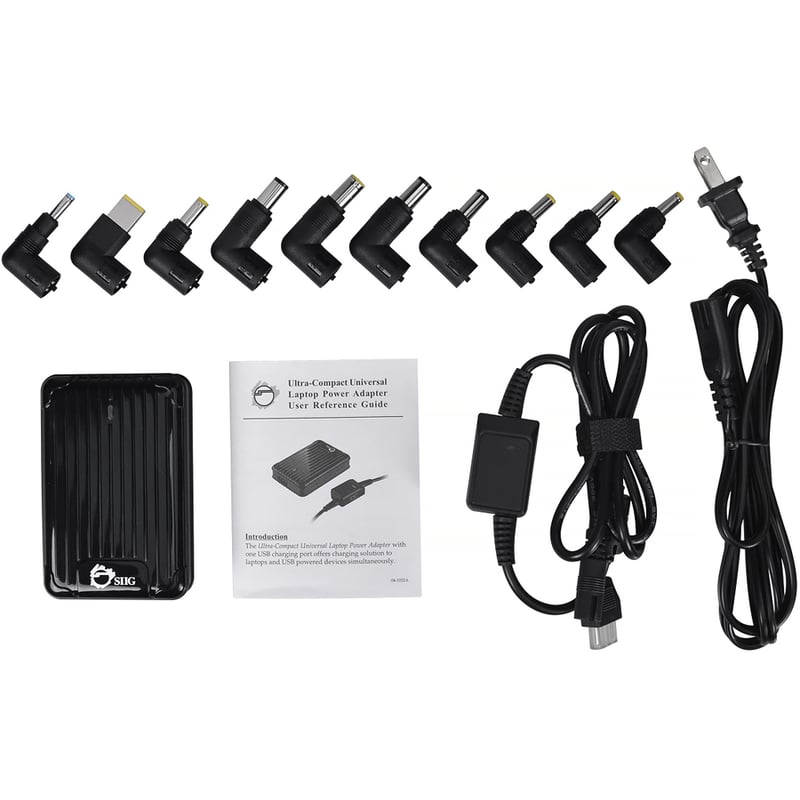 SIIG Ultra-Compact Universal Laptop Power Adapter - 90W - Thumbnail 4