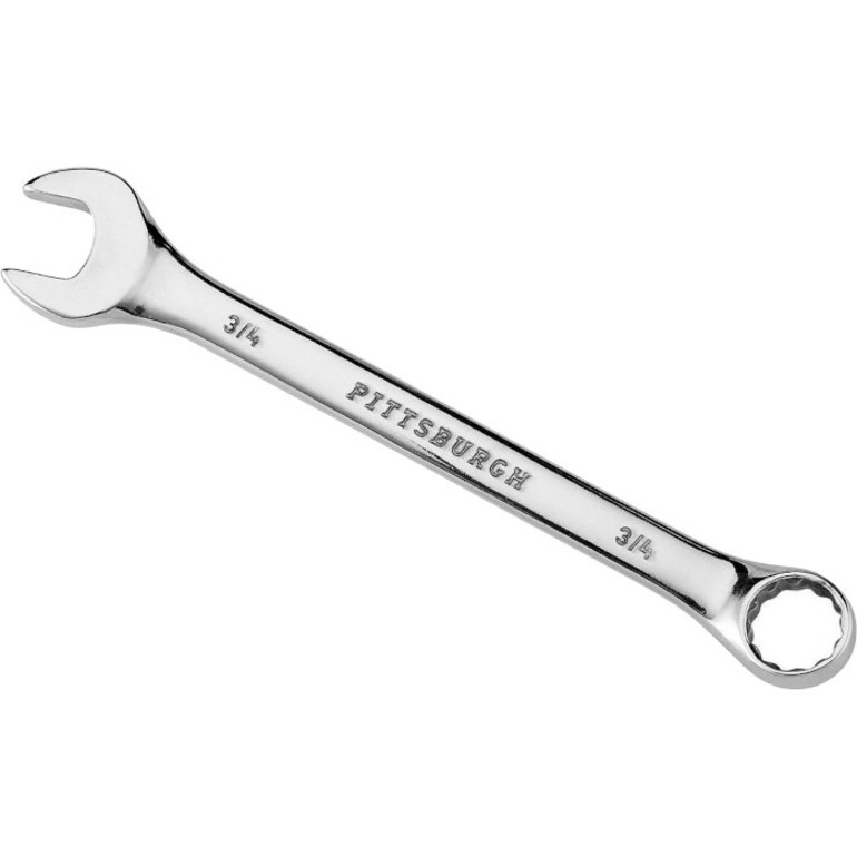 Pittsburgh Fully Polished SAE Combination Wrench Set, 9 Piece - Thumbnail 2