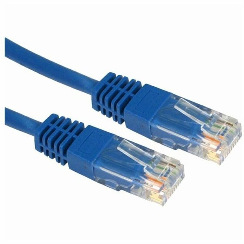4XEM 100FT Cat5e Molded RJ45 UTP Pure Copper Patch Cable (Blue) - Thumbnail 3