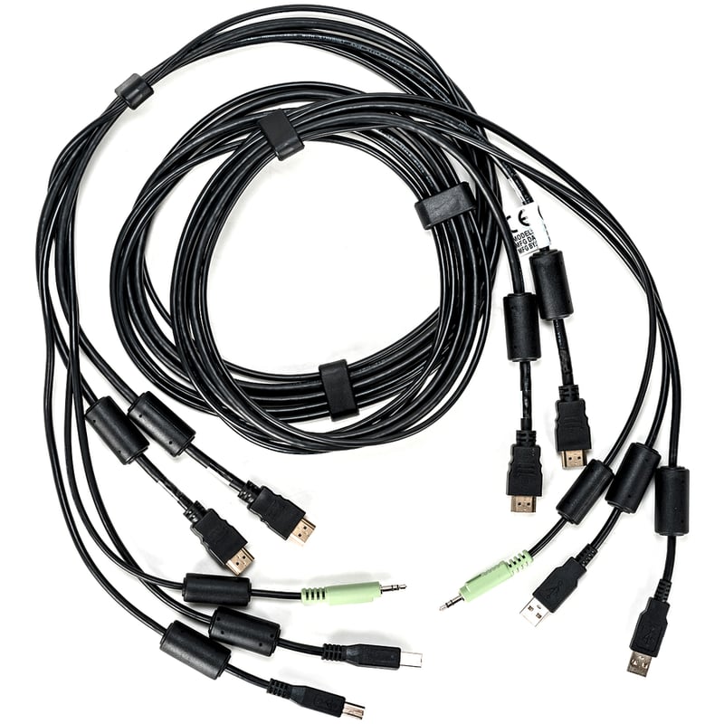 Vertiv Avocent USB Keyboard and Mouse, Dual HDMI and Audio Cable, 6 ft. for Vertiv Avocent SV and SC Series Switches - Thumbnail 3
