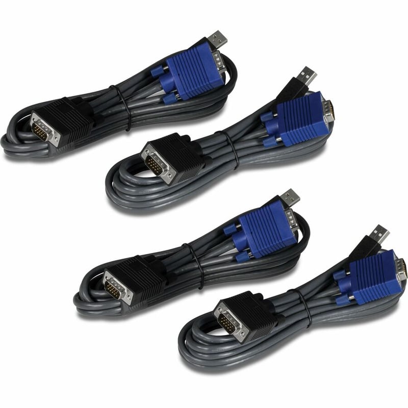 TRENDnet 4-Port USB KVM Switch Kit, VGA And USB Connections, 2048 x 1536 Resolution, Cabling Included, Control Up To 4 Computers, Compliant With Window, Linux, and Mac OS, TK-407K - Thumbnail 3
