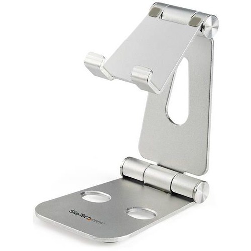 StarTech.com Phone and Tablet Stand - Foldable Universal Mobile Device Holder - Smartphones/Tablets - Adjustable Cell Phone Stand for Desk - Thumbnail 1