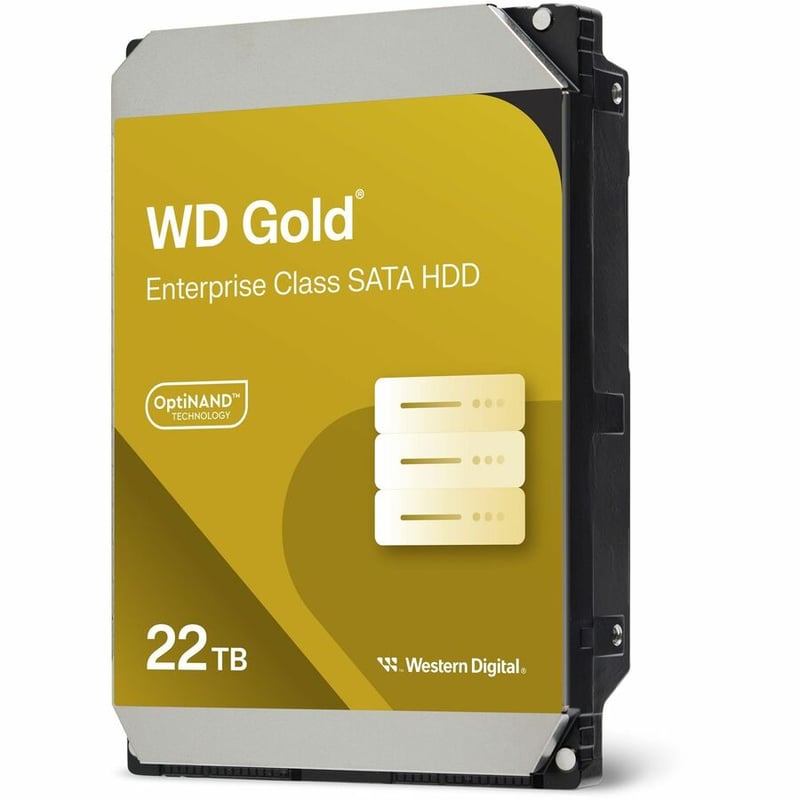 WD Gold WD221KRYZ 22 TB Hard Drive - 3.5" Internal - SATA (SATA/600) - Conventional Magnetic Recording (CMR) Method - Thumbnail 2