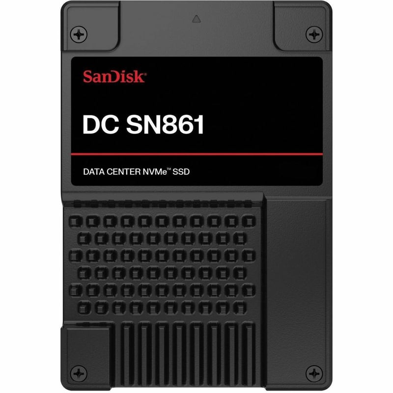 Western Digital Ultrastar DC SN861 WUS6CA216PSP9X7 1.60 TB Solid State Drive - U.2 Internal - PCI Express NVMe (PCI Express NVMe 5.0 x4) - Mixed Workload - Thumbnail 1