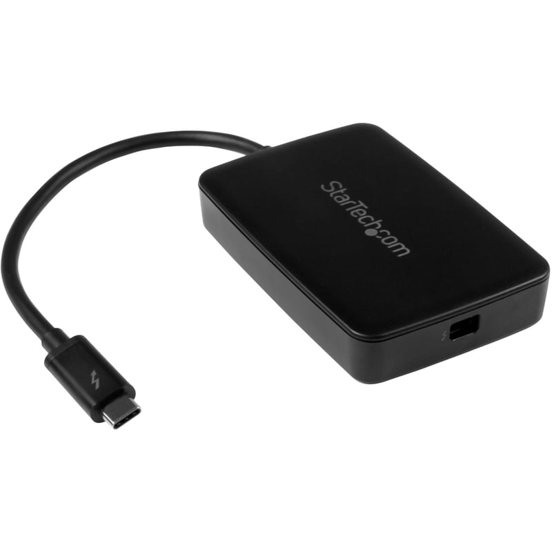 StarTech.com Thunderbolt 3 to Thunderbolt 2 Adapter - TB3 Laptop to TB2/TB1 Displays & Devices - Thunderbolt Converter - Windows & Mac - Thumbnail 1