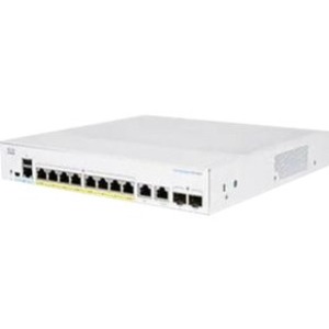 CBS350 MANAGED 8-PORT GE, POE, EXT PS, 2X1G COMBO