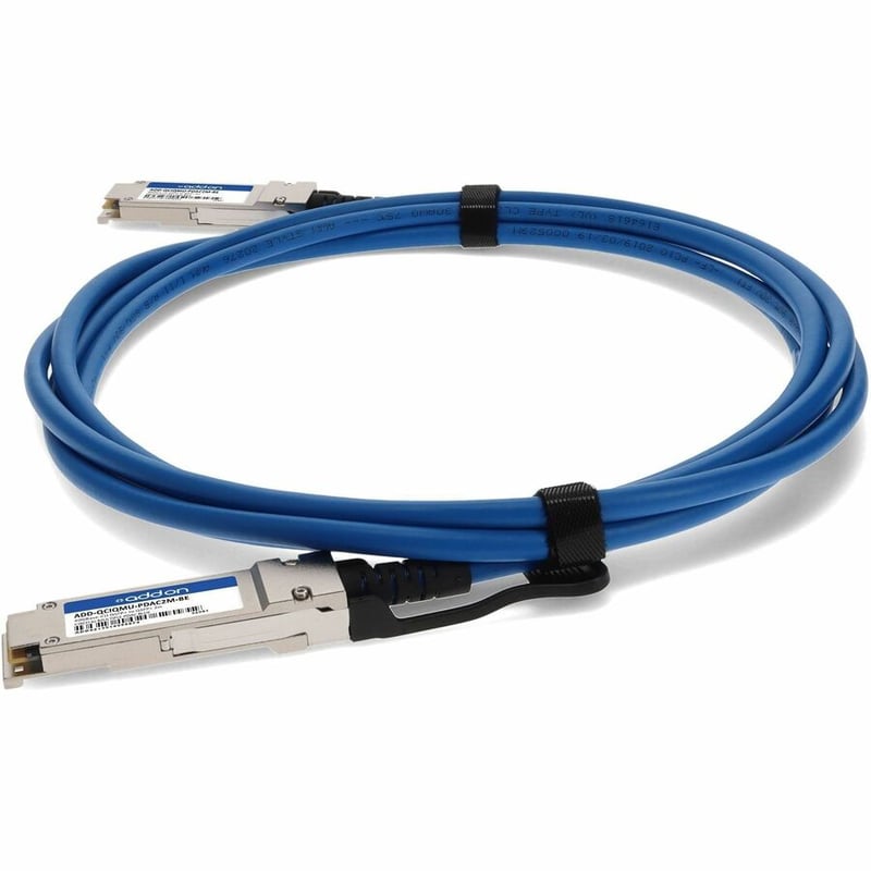 AddOn Cisco® QSFP-H40G-CU2M to QSFP-40G-PDAC2M Compatible TAA Compliant 40GBase-CU QSFP+ to QSFP+ Direct Attach Cable (Passive Twinax, 2m) - Thumbnail 2