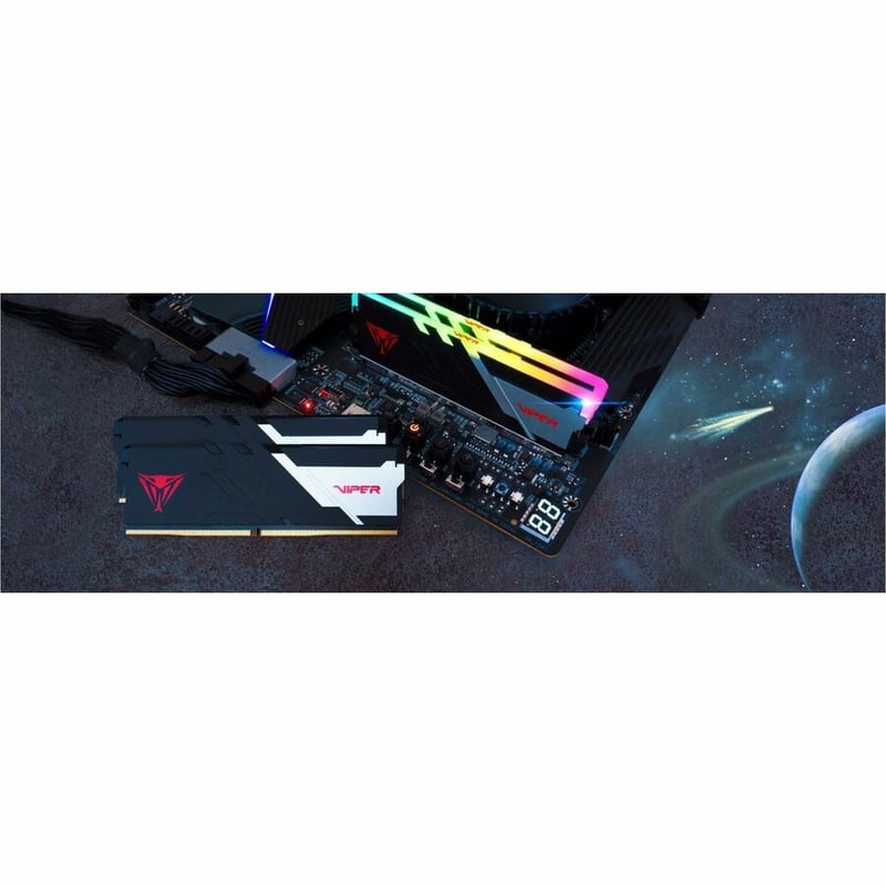 PATRIOT VIPER VENOM DDR5 32GB 6400MT/S RGB CL32 BLK/SIR HS DUAL KIT